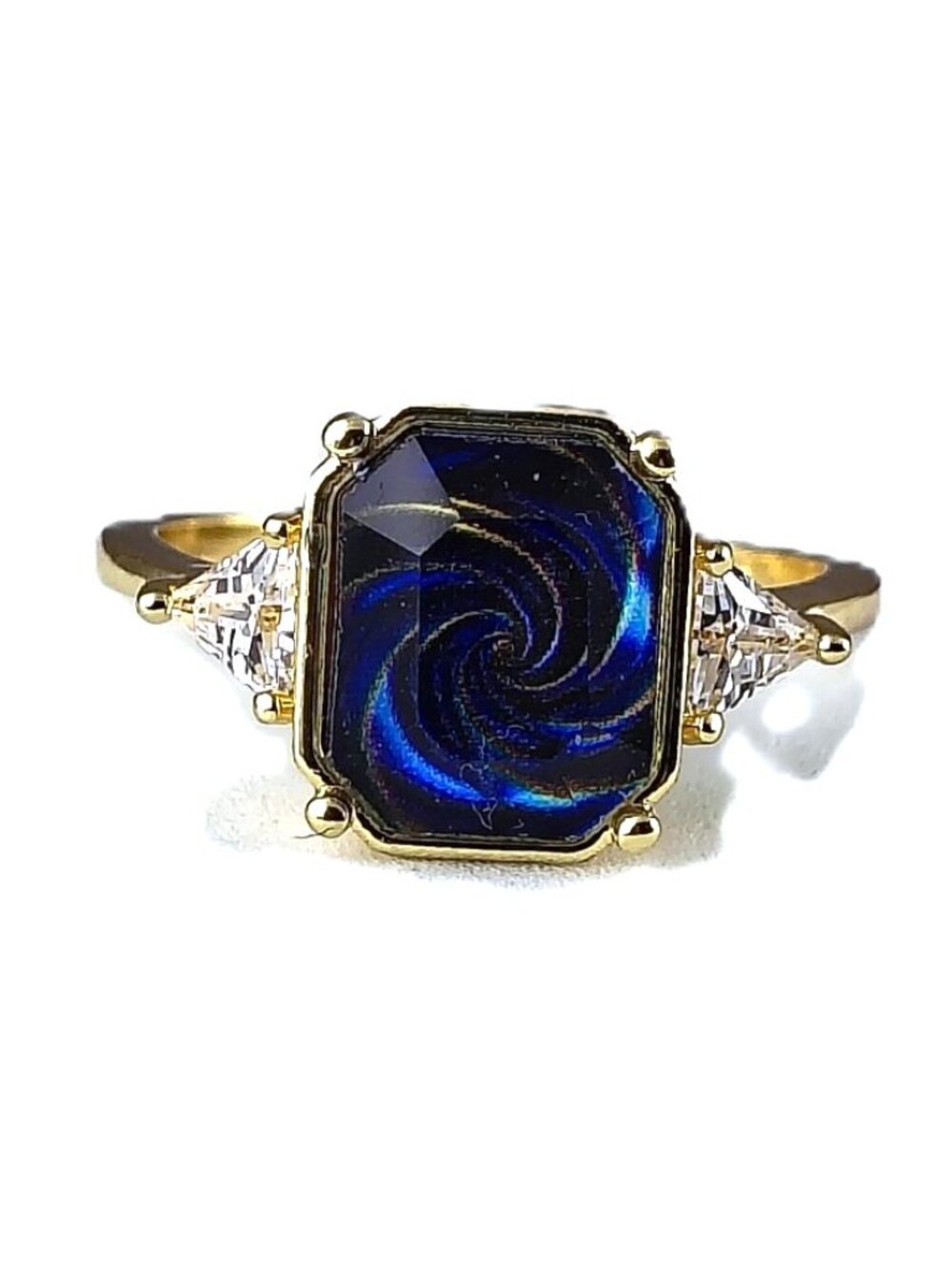 NWOT   Gold-plated Sterling Silver Starry Ring